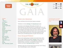 Tablet Screenshot of gaia-satsang.com